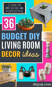 Make your own beautiful decorations repurposing old cans into elegant chic storage containers. 20 Cheap Diy Living Room Decor Magzhouse