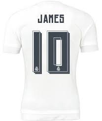 Customize your own authentic shirt today. Real Madrid 15 16 Kit Font Released James Rodriguez Real Madrid Madrid