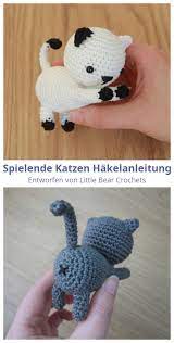 spielende katzen amigurumi hakelanleitung tiere hakeln anleitung kostenlos tier hakeln anleitung hakeln