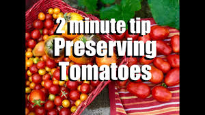 As you cut the tomatoes, you can put them directly into the freezer bag or, if you want to freeze them in precise quantities, you can load them into a measuring cup and then put them in the freezer bag as you fill the cup. Tomatoes 2 Quick Ways To Preserve Lots Of Tomatoes Freezing Oven Drying Calikim 2 Minute Tip Youtube
