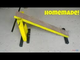 These beautiful garden benches are made by ana white. How To Build A Gym Decline Bench Press At Home Diy A Decline Bench Press Youtube