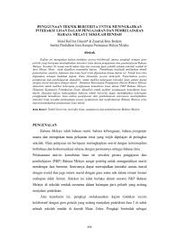 Oleh guru bahasa melayu sendiri yang mengajar tingkatan anda. Top Pdf Interaksi Lisan