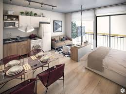 20 studio apartment ideas that will make you love your small space. á Enchanting White Studio Apartment Fresh Design
