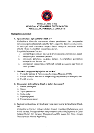 Checked in 0 day(s) this month. Sidang Media Mysejahtera Check In Malay Lim Ja Shen