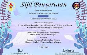 Kuiz Online Sempena Hari Lautan Sedunia