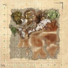 Real Size World Map Map Ragnarok Ark Survival Evolved Map Wiki Printable Map Collection