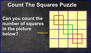 Something that should be mentioned/clarified in the question or solution, bug, typo, etc.)? How Many Squares Puzzles Genius Puzzles