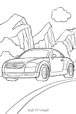 Coloriage gratuit de la voiture allemande bmw à imprimer et à colorier. Coloriage Voiture Bmw Serie 7