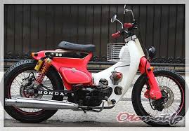 Modifikasi honda astrea grand jadi c70, simak ubahan yang diperlukan. Honda Super Cub Red