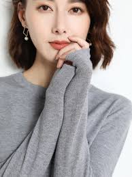 Gray Sweaters for Women for Sale