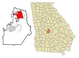 File Houston County Georgia Incorporated And Unincorporated Areas Warner Robins Highlighted Svg Wikimedia Commons