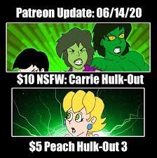 Princess peach makes her debut against she hulk. Pateron 061420 By Shfan On Deviantart