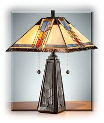 Stained Glass Mission Style Table Lamp Russell S For Men