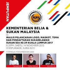 Skuad chinlone menghadiahkan emas pertama buat negara apabila mengatasi filipina dalam acara. Khairy Jamaluddin On Twitter 2017 Kl Sea Games Logo Mascot Theme Volunteer Programme Launch Saturday 14 Nov Klcc Https T Co Zgpizbzxje