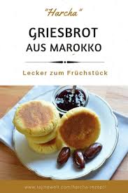 Harcha Rezept Marokkanisches Griesbrot Backen Rezept Rezepte Marokkanische Rezepte Lebensmittel Essen