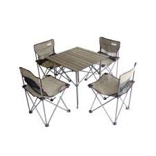 Costway Folding Portable Aluminum Camping Grill Table Op70292 The Home Depot In 2020 Camping Table Camping Chairs Camping Furniture