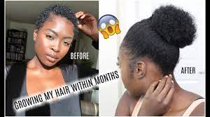 The amount of time it takes for your hair depends on your starting length, your aim, your nutrition, the. How I Ve Grown My Natural Hair Quickly Youtube