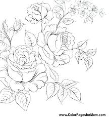 Print and color winter pdf coloring books from primarygames. Printable Rose Flower Coloring Realistic Rose Coloring Pages Novocom Top