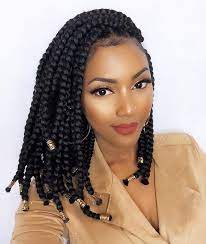 30 Best Braided Hairstyles For Women Short Box Braids Bob Braids Hairstyles Short Box Braids Hairstyles