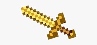 Netherite shovels are obtained by combining one diamond shovel and one netherite ingot in a crafting table. Espada Minecraft Golden Sword In Minecraft Hd Png Download Transparent Png Image Pngitem