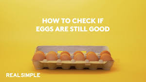 Do bad eggs float in water? How To Check If Eggs Are Still Good Real Simple Cooking School Real Simple Youtube