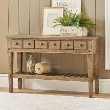 Derrickson Console Table With Drawers Console Table With Drawers Rustic Console Tables Entryway Table With Storage