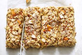 Baking without sugar or grain is my specialty, and while this might sound impossible. No Bake Chewy Granola Bars With Almonds Flax Seeds And Chia Seeds Eatwell101