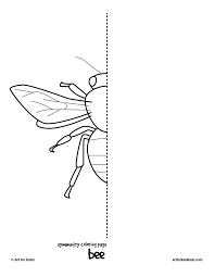 10 Free Coloring Pages Bug Symmetry Art For Kids Hub Symmetry Art Art For Kids Hub Homeschool Art