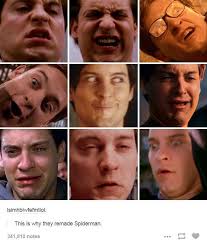 'spiderman face'.clip:spiderman 3 blooperssong(s):derp song. Most Of These Faces Are Expand Worthy Spider Man Know Your Meme