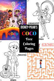 From disney classic, mickey mouse to odern princesses, elsa & anna of frozen. Free Printable Coloring Pages For Disney Pixar S Coco Clever Housewife
