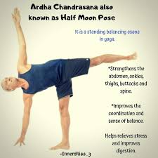 Ardha Chandrasana In 2020 How To Relieve Stress Fitness Body My Yoga