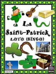 French La Saint Patrick Loto Saint Patrick S Day Bingo Avec Images Saint Patrick Jeux De Francais Vocabulaire