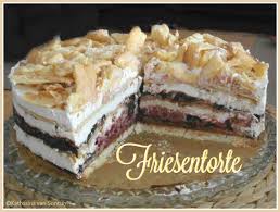 Ich Hab Da Mal Was Ausprobiert Friesentorte Mit Brandteigboden Kuchen Und Torten Brandteig Rezept Friesentorte