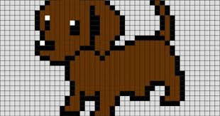 Dog Pixel Art Pixel Art Grid Pixel Art Pixel Art Pattern