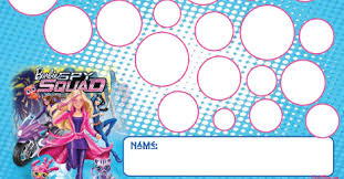 Meet agent dunbar and violet. Sticker Chart Barbie Spy Squad Kraftimama