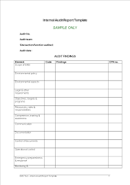 Hier finden sie zum auditbericht muster / vorlagen. Kostenloses Internal Audit Report