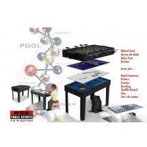 Si vous n'avez pas beaucoup d'espace a la maison, grâce a ses dimensions, il peut se ranger. 10 Idees De Table Multi Jeux Lestendances Fr Jeux Air Hockey Hockey