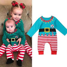 Newborn Baby Girls Boys Romper Jumpsuit Bodysuit Christmas Outfits Clothes Walmart Com Walmart Com