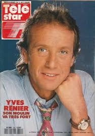 View all yves rénier tv. Yves Renier Tele Star Magazine 26 February 1990 Cover Photo France