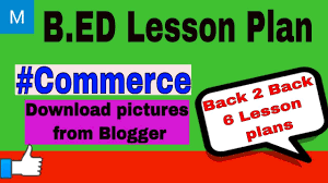B Ed Lesson Plan Commerce 2 My Commerce Info How To Plan Lesson Lesson Plans