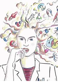 de la mujer y la niña