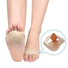 Pair Fabric Silicone Ball Of Foot Pads Insoles Metatarsal Cushion Pad Sore Forefoot Support Skin Color Foot Pads Padded Insole Cushion Pads