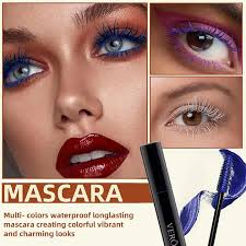7 Colors Colored Mascara Halloween Lash Enhance Effect Curling Lengthening  Colorful Mascara