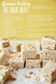 Banana Pudding Rice Cereal Treats Jpg 3840 5760 Rice Krispy Treats Recipe Banana Pudding Rice Krispie Treats