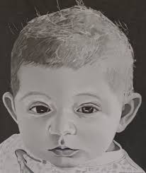 A drawing done with Ellen's tuition