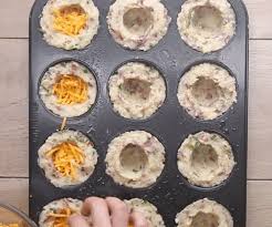 Loaded Mashed Potato Cups Recipe By Tasty Recipe Loaded Mashed Potatoes Mashed Potatoes Food
