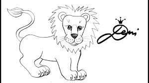Lowe Schnell Zeichnen Lernen Tiere Zoo How To Draw A Lion For Children Kak Se Risuva Lv Youtube