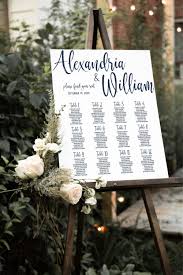 Kizzie Navy Wedding Seating Chart Template Wedding Table Etsy Seating Chart Wedding Seating Chart Wedding Template Seating Chart Template