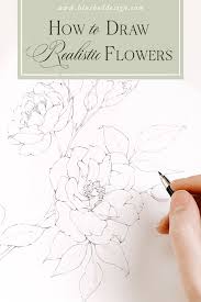 You might think that drawing is like touching your tongue to your nose: Improve Your Flower Drawing In Less Than 1 Week Blushed Design