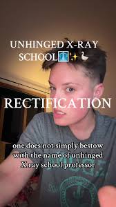 X Ray Recitification